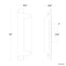 Modern Forms WS-94518 Pirouette 18" Tall LED Wall Sconce
