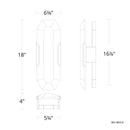 Modern Forms WS-98318 Toulouse 18" Tall LED Bath Light