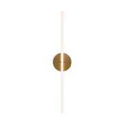dweLED WS-99527 Lanky 1-lt 28" Tall LED Wall Sconce - Aged Brass