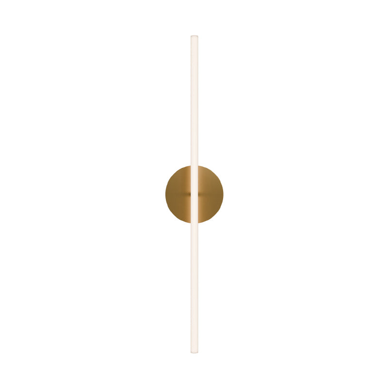 dweLED WS-99527 Lanky 1-lt 28" Tall LED Wall Sconce - Aged Brass