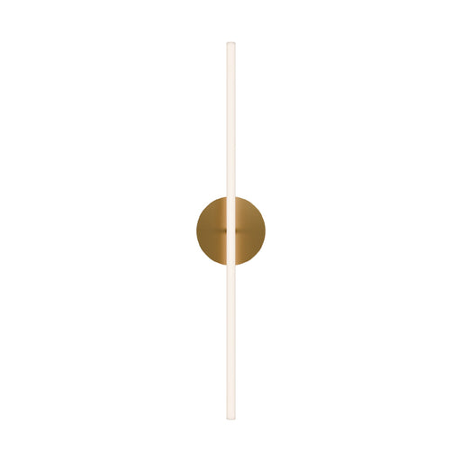 dweLED WS-99527 Lanky 1-lt 28" Tall LED Wall Sconce - Aged Brass