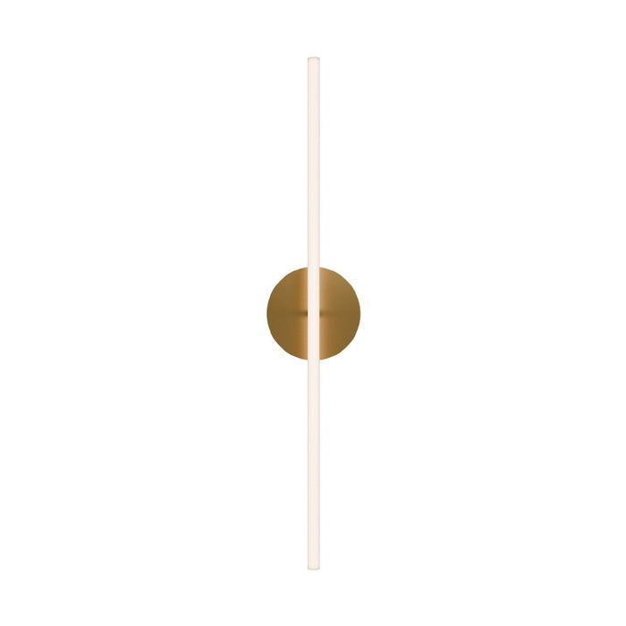 dweLED WS-99527 Lanky 1-lt 28" Tall LED Wall Sconce - Aged Brass