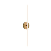 dweLED WS-99527 Lanky 1-lt 28" Tall LED Wall Sconce - Aged Brass