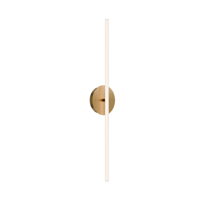 dweLED WS-99527 Lanky 1-lt 28" Tall LED Wall Sconce - Aged Brass