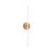 dweLED WS-99527 Lanky 1-lt 28" Tall LED Wall Sconce - Aged Brass