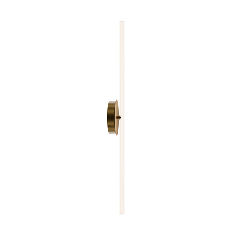 dweLED WS-99527 Lanky 1-lt 28" Tall LED Wall Sconce - Aged Brass