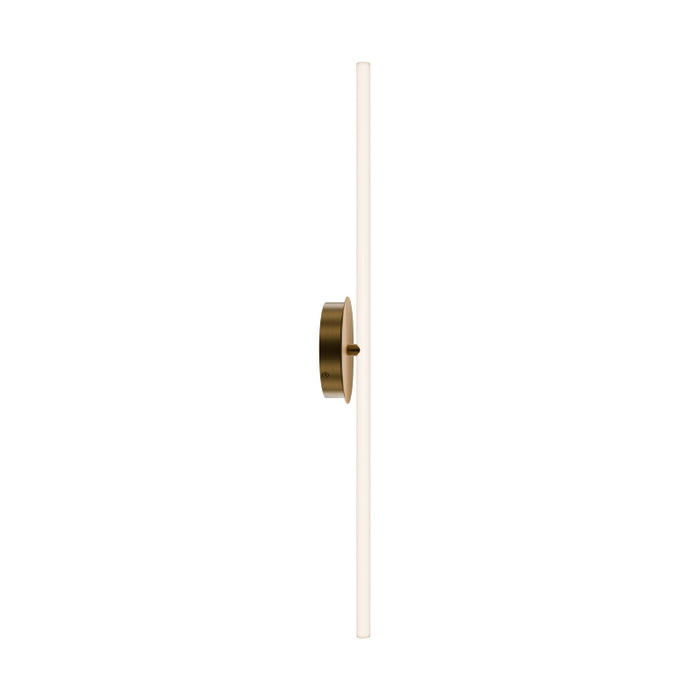 dweLED WS-99527 Lanky 1-lt 28" Tall LED Wall Sconce - Aged Brass