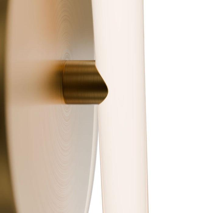 dweLED WS-99527 Lanky 1-lt 28" Tall LED Wall Sconce - Aged Brass