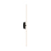 dweLED WS-99527 Lanky 1-lt 28" Tall LED Wall Sconce - Black