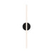 dweLED WS-99527 Lanky 1-lt 28" Tall LED Wall Sconce - Black