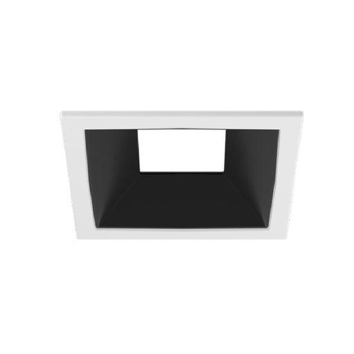 CSL WS-AIC-1 Whisper Flex LED Square Adjustable Trim - White Trim/Black Reflector