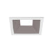 CSL WS-AIC-1 Whisper Flex LED Square Adjustable Trim - White Trim/Champagne Reflector