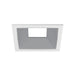 CSL WS-AIC-1 Whisper Flex LED Square Adjustable Trim - White Trim/Satin Aluminum Reflector
