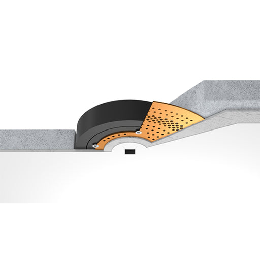 CSL WS-IC WHISPER 6" LED Standard Recessed Downlight, Square Mud In