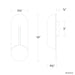 Modern Forms WS-W10516 Clog 16" Tall LED Outdoor Wall Sconce