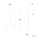 Modern Forms WS-W10522 Clog 22" Tall LED Outdoor Wall Sconce