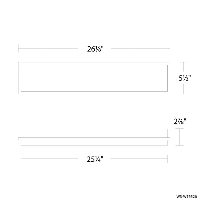 Modern Forms WS-W16526 Ice Bar 26" Tall LED Outdoor Wall Sconce