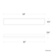 Modern Forms WS-W16534 Ice Bar 34" Tall LED Outdoor Wall Sconce