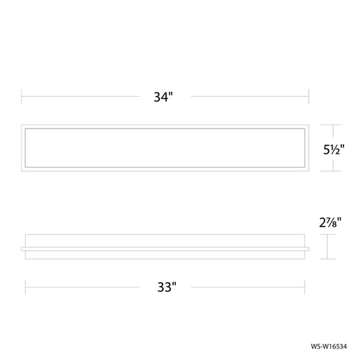 Modern Forms WS-W16534 Ice Bar 34" Tall LED Outdoor Wall Sconce