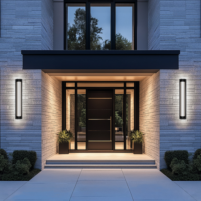 dweLED WS-W17532 Moline 1-lt 32" Tall LED Outdoor Wall Sconce
