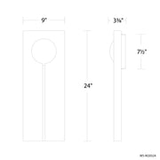 Modern Forms WS-W20524 Keyhole 1-lt 24" Tall LED Wall Sconce