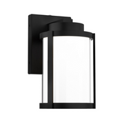 WAC WS-W250110 Lantern 1-lt 10" Tall LED Outdoor Wall Sconce, 5CCT - Black