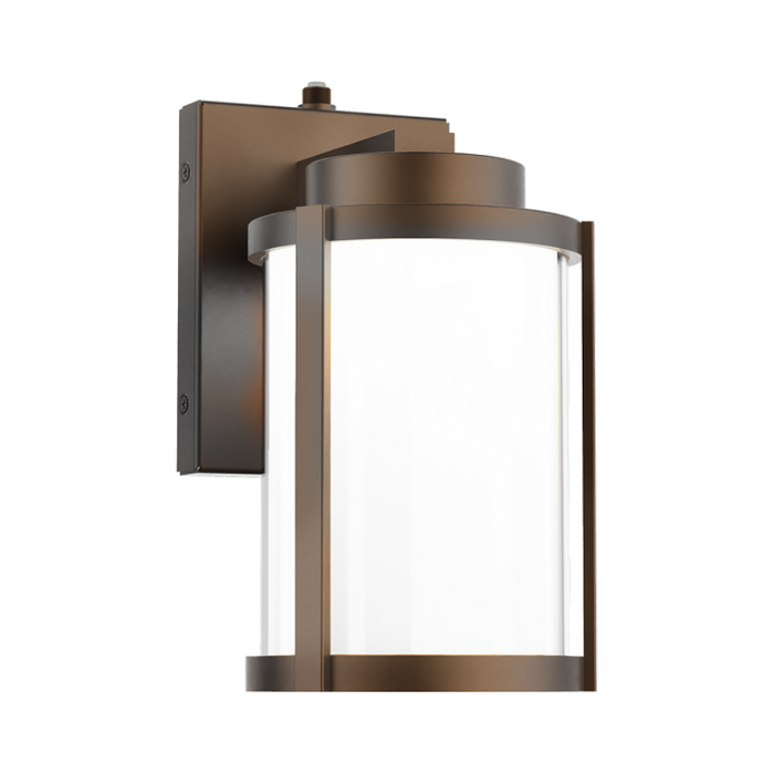 WAC WS-W250110 Lantern 1-lt 10" Tall LED Outdoor Wall Sconce, 5CCT - Bronze