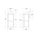 WAC WS-W250114 Lantern 1-lt 14" Tall LED Outdoor Wall Sconce, 5CCT