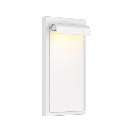 WAC WS-W250212 Cap 1-lt 12" Tall LED Outdoor Wall Sconce, 5CCT - White