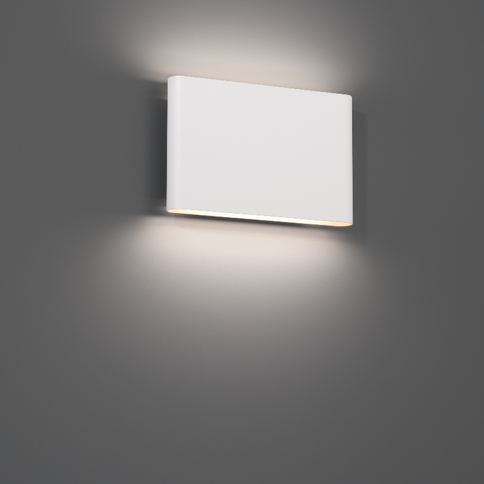 WAC WS-W250305 Tablet 2-lt 9" LED Outdoor Wall Sconce, 5CCT - White