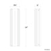 Modern Forms WS-W56524 Kane 24" Tall LED Outdoor Wall Sconce