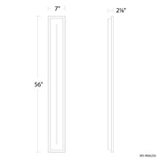Modern Forms WS-W66256 Midnight 56" Tall LED Outdoor Wall Sconce