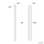 Modern Forms WS-W70548 Krimp 48" Tall LED Outdoor Wall Sconce