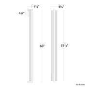 Modern Forms WS-W70560 Krimp 60" Tall LED Outdoor Wall Sconce