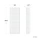 Modern Forms WS-W76516 Pillar 16" Tall LED Outdoor Wall Sconce