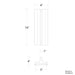 Modern Forms WS-W82516 Strait 16" Tall LED Wall Sconce