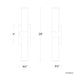 Modern Forms WS-W84520 Quincy 20" Tall LED Outdoor Wall Sconce