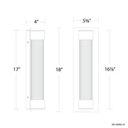 Modern Forms WS-W98518 Chyzel 18" Tall LED Outdoor Wall Sconce