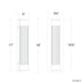Modern Forms WS-W98518 Chyzel 18" Tall LED Outdoor Wall Sconce