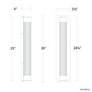Modern Forms WS-W98526 Chyzel 26" Tall LED Outdoor Wall Sconce