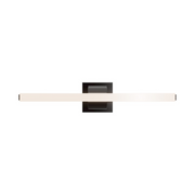 dweLED WS103624 Flatte 1-lt 24" LED Vanity, 4CCT - Black Chrome