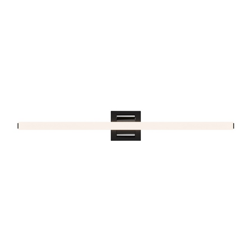 dweLED WS103634 Flatte 1-lt 34" LED Vanity, 4CCT - Black