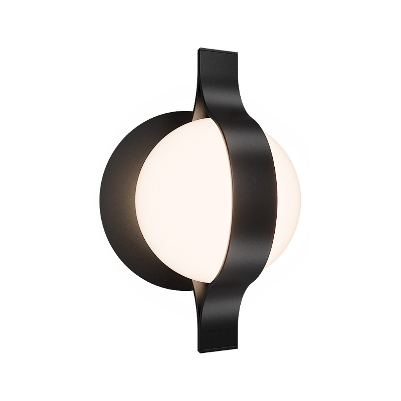 dweLED WS104609 Ellaria 1-lt 9" Tall LED Bath & Wall Sconce - Black