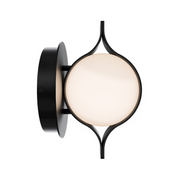 dweLED WS104609 Ellaria 1-lt 9" Tall LED Bath & Wall Sconce - Black