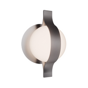 dweLED WS104609 Ellaria 1-lt 9" Tall LED Bath & Wall Sconce - Brushed Nickel
