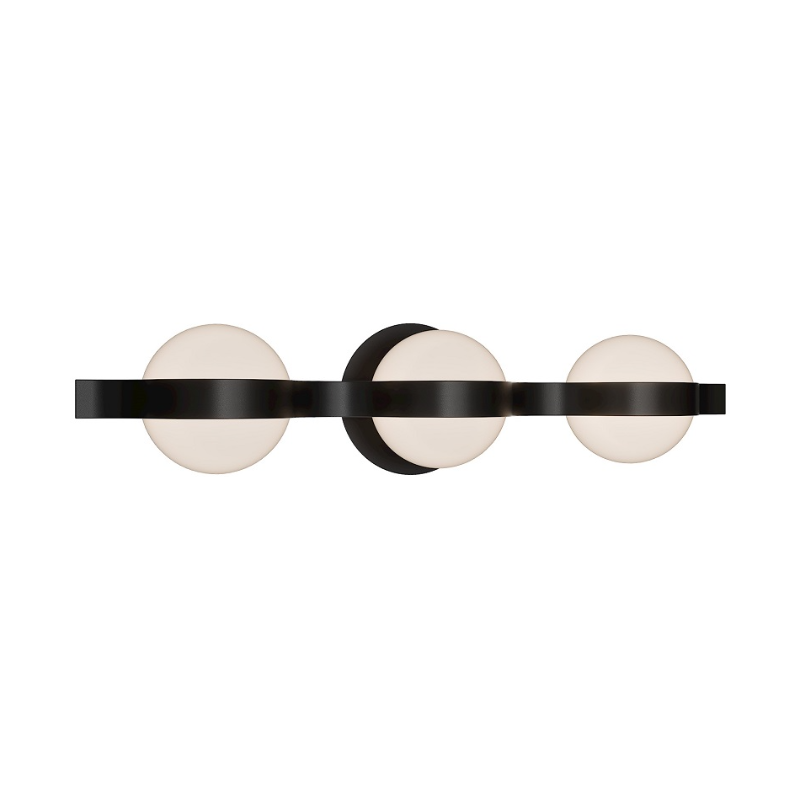 dweLED WS104625 Ellaria 3-lt 25" LED Vanity - Black