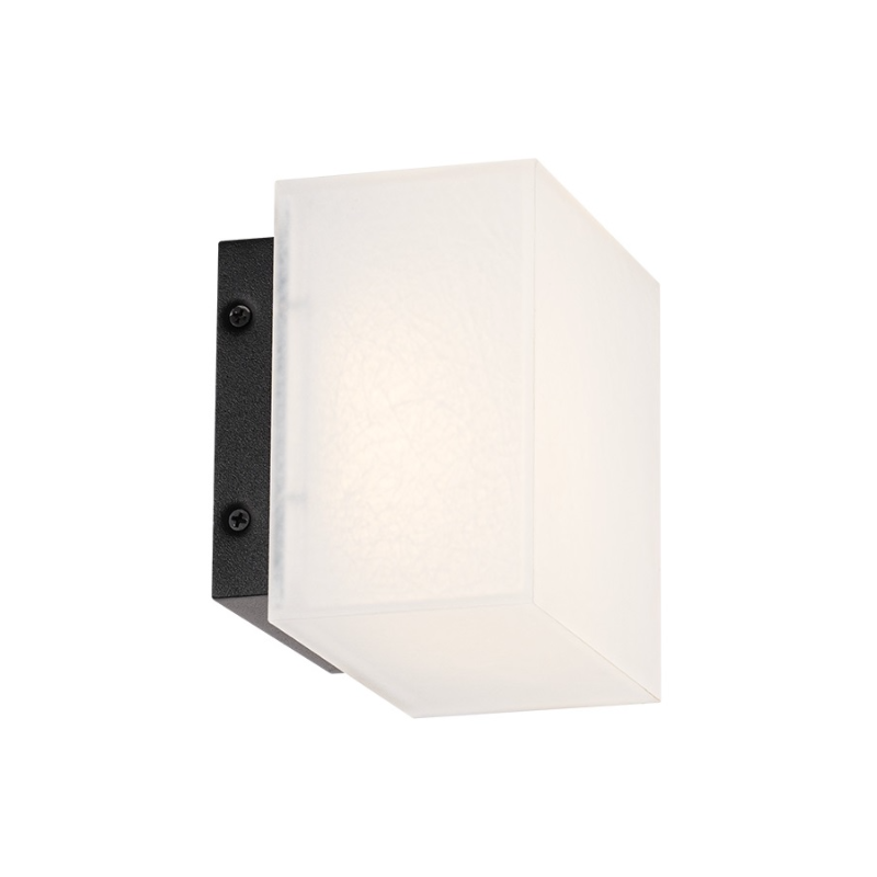 dweLED WS105605 Moxee 1-lt 5" LED Wall Sconce, 4CCT - Black