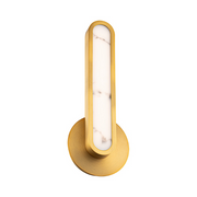 dweLED WS107615 Serena 1-lt 16" Tall LED Wall Sconce - Aged Brass