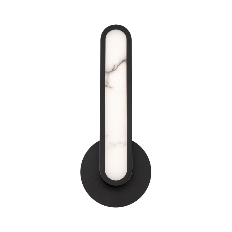 dweLED WS107615 Serena 1-lt 16" Tall LED Wall Sconce - Black
