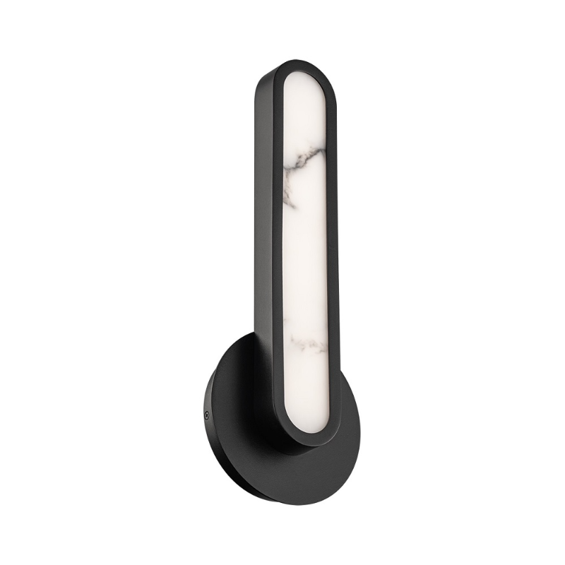 dweLED WS107615 Serena 1-lt 16" Tall LED Wall Sconce - Black